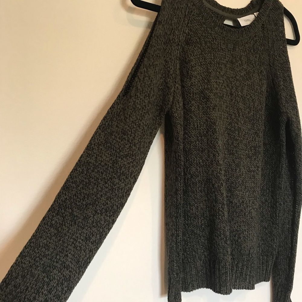 Olive Green Knit Sweater NWOT